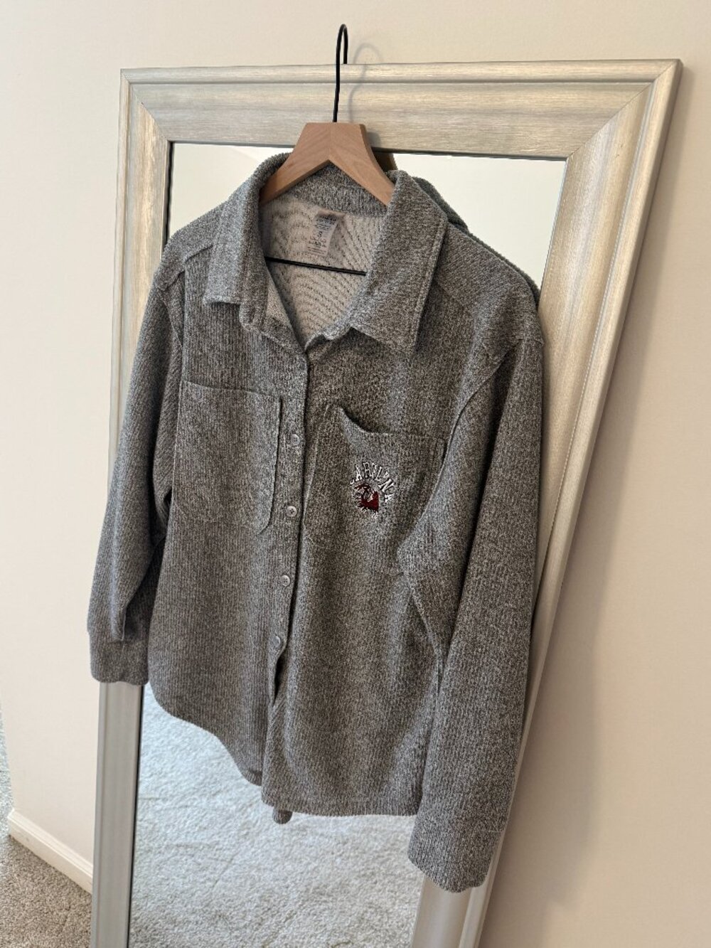 Gameday Couture Women's Grey South Carolina Gamecock Long Sleeve Shirt Size S